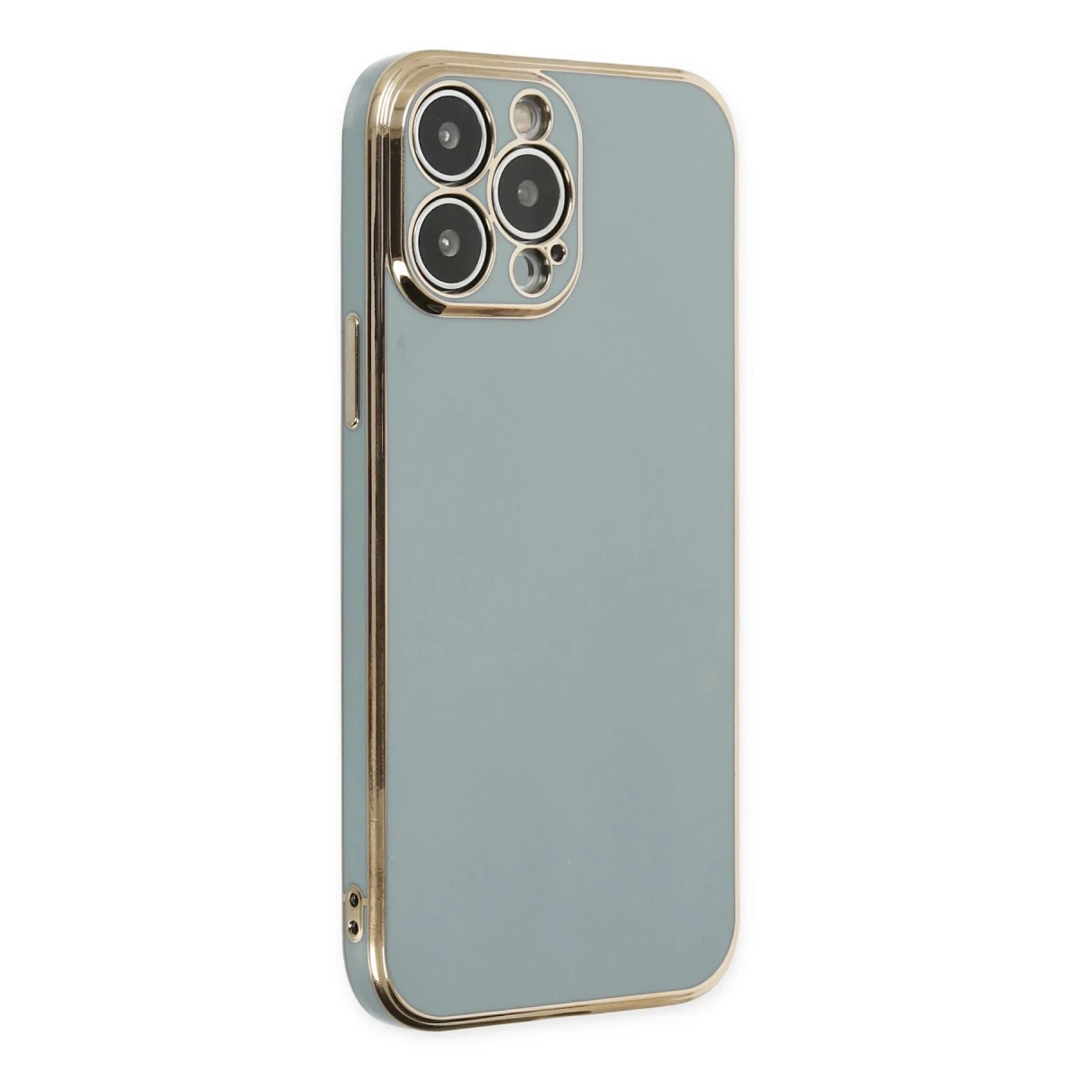 Apple iPhone 14 Pro Max Kılıf Volet Silikon - Açık Yeşil