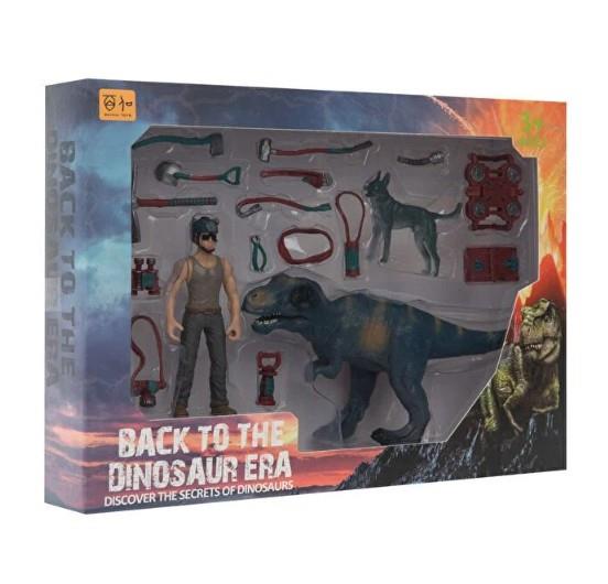 Kadın Figürlü Dinozor Set