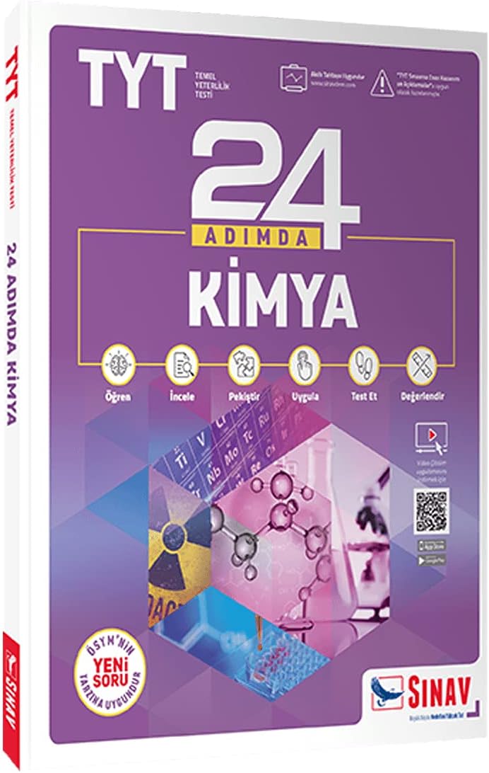TYT Kimya 24 Adımda Konu Anlatımlı Soru Bankası