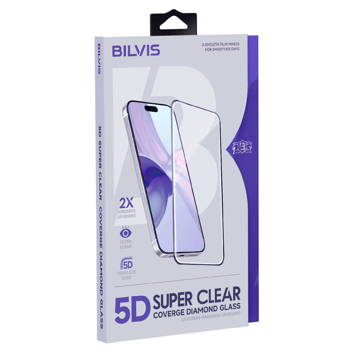 Apple iPhone 17 Pro/18 Pro Bilvis 5D Super Clear Diamond Cam Ekran Koruyucu