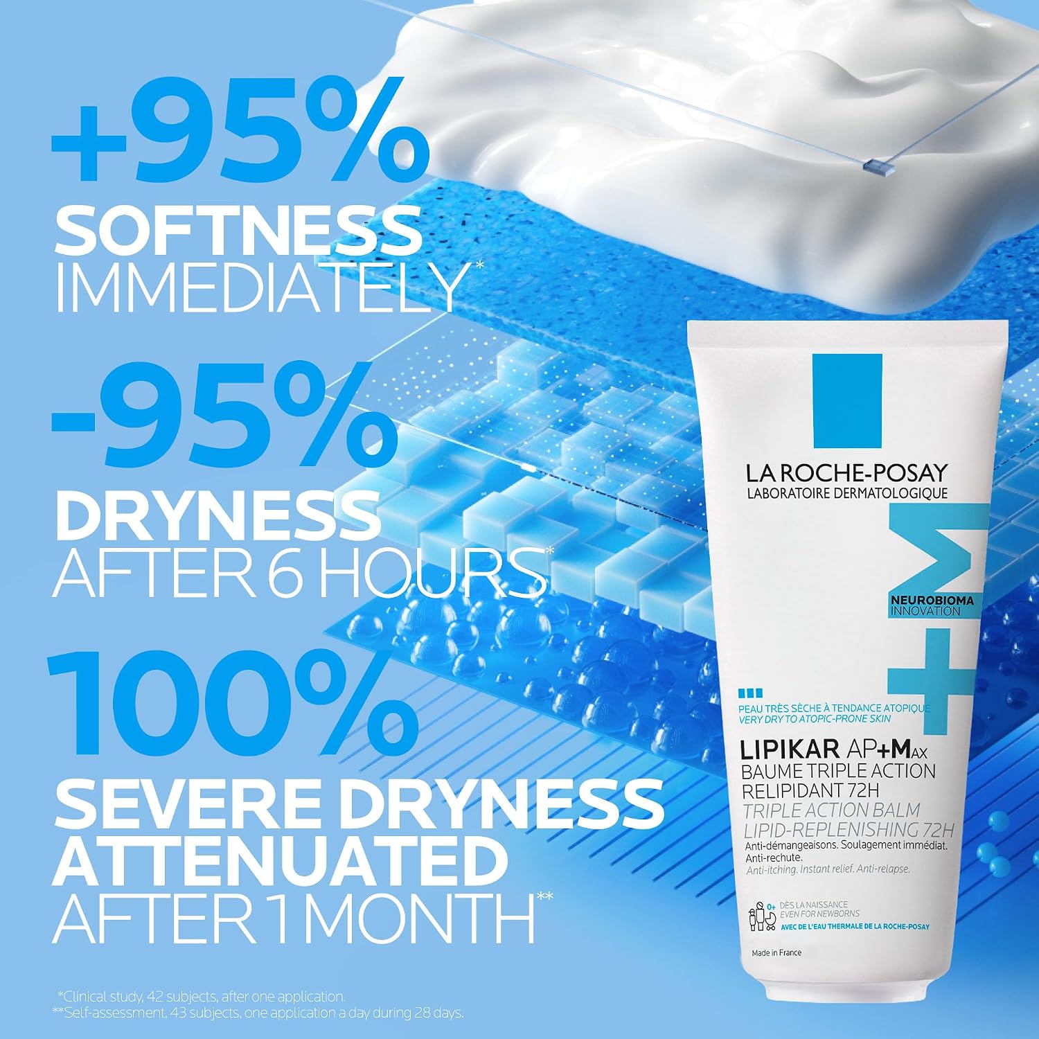 La Roche-Posay Lipikar Baume AP+M Nemlendirici Atopiye Eğilim Gösteren Ciltler İçin 75 ml