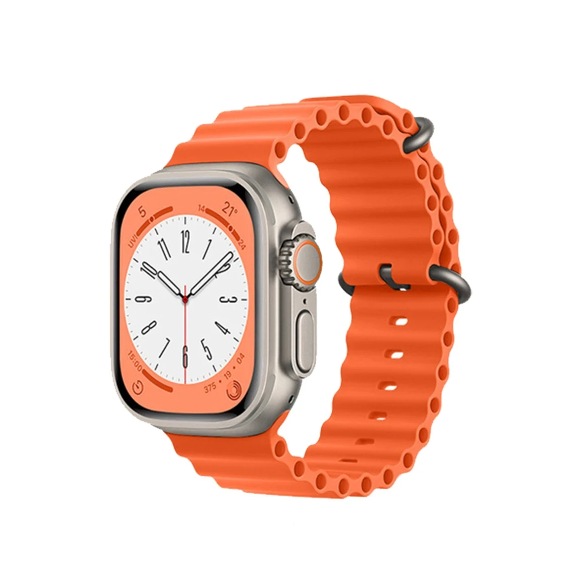 Apple Watch 42mm Ocean Kordon - Turuncu