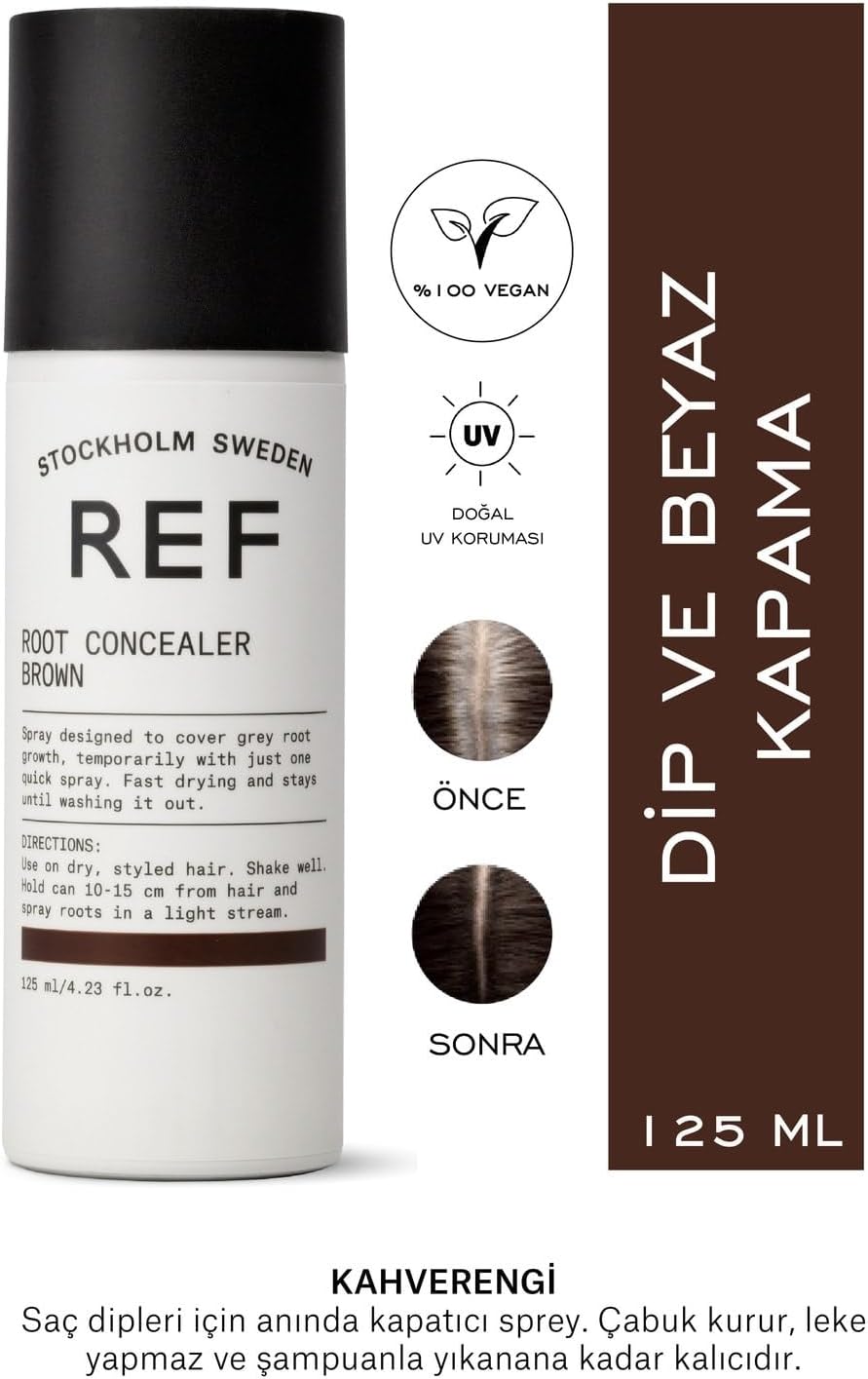STOCKHOLM- Root Concealer Brown 100 Ml Saç Dipleri Için Anında Kapatıcı Sprey - Kahve