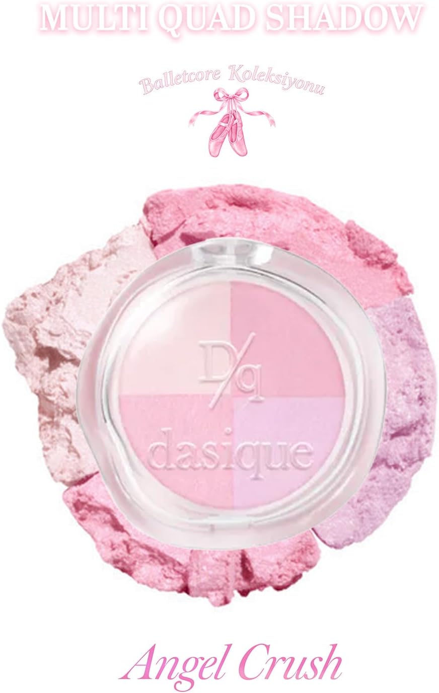 Işıltılı, Yumuşak Yapılı, Dökülme Yapmayan 4lü Far Paleti Multi Quad Shadow (02 Angel Crush)