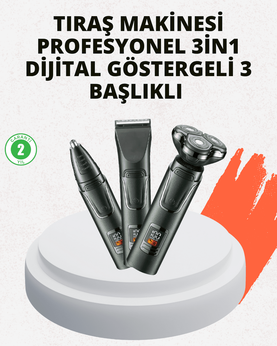 Hareket Halinde Kullanıma Uygun Tıraş Makinesi