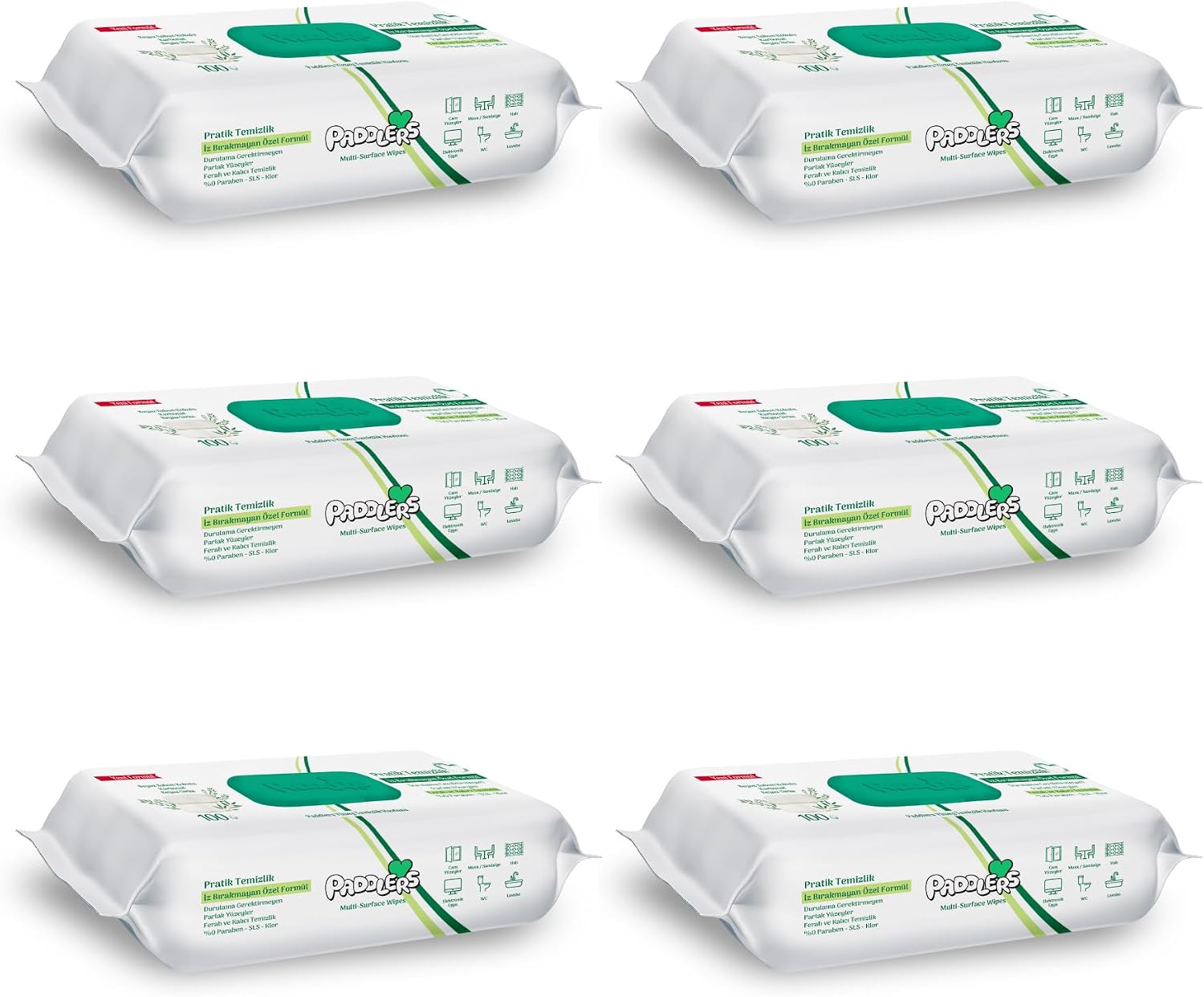 Easy Clean Beyaz Sabun Katkılı Yüzey Temizlik Havlusu 600 Yaprak (6x100)