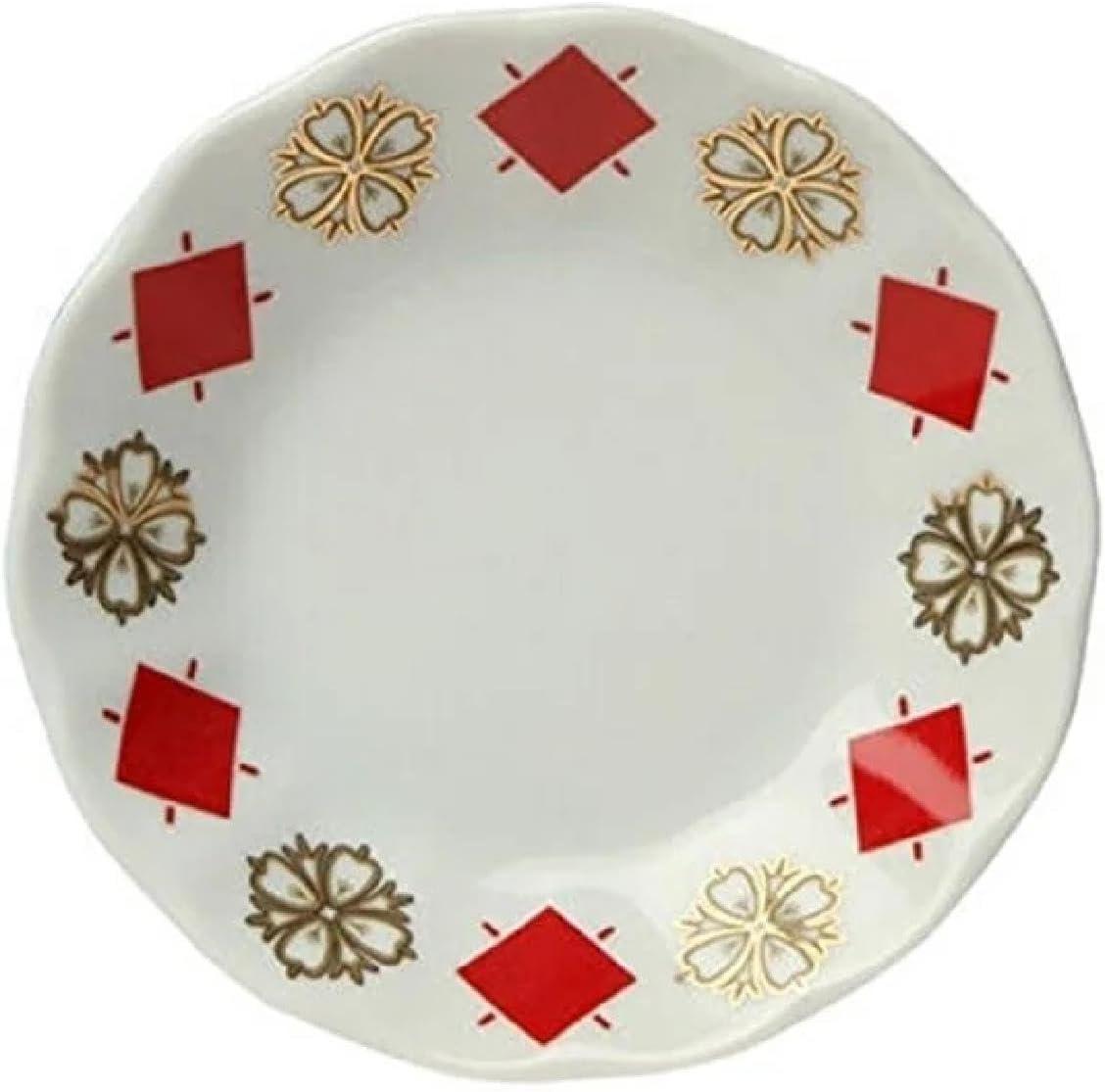 Yonca Kırmızı Çay Tabağı 11 Cm