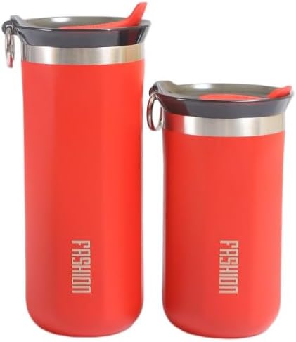 Çelik İçli Termos 350 Ml Kırmızı Skm010