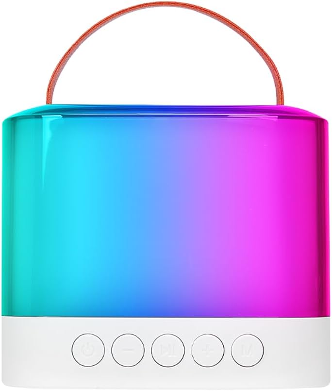Mikado MD-16BT Favorite Beyaz TF Kart Destekli Bluetooth Wireless Karaoke Mikrofonlu 1200mAh Speaker