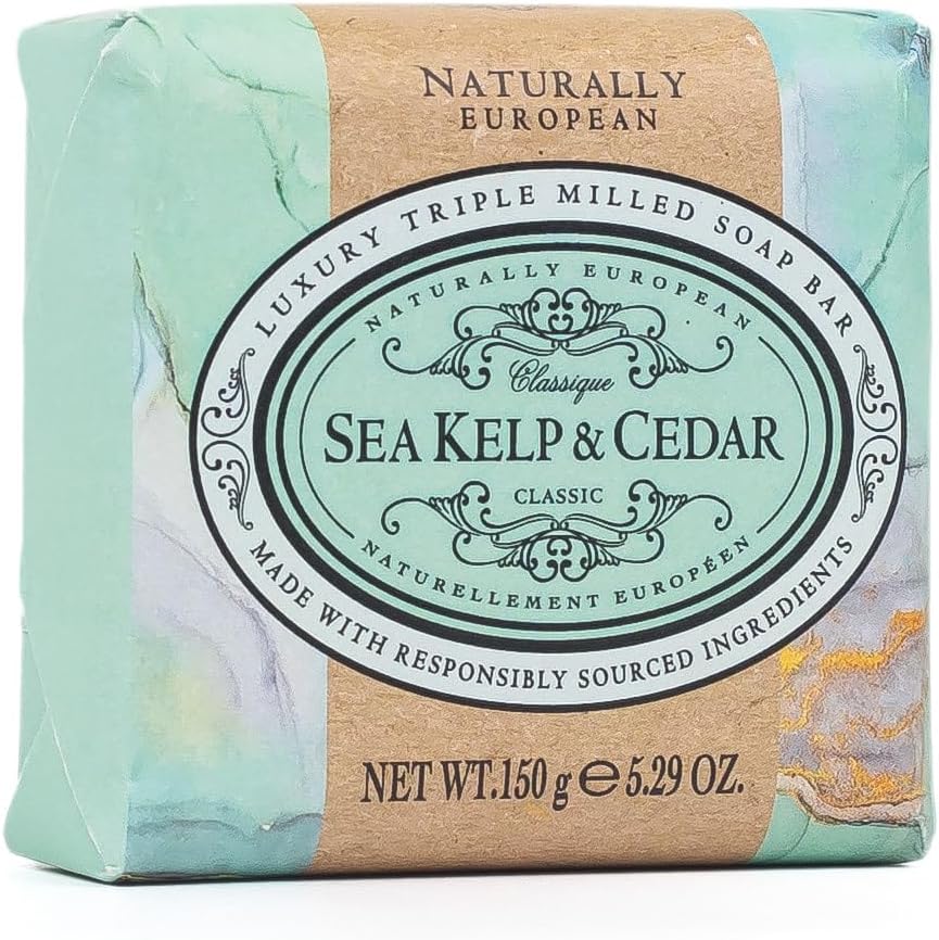 Naturally European Sabun Sea Kelp & Cedar 150 Gr