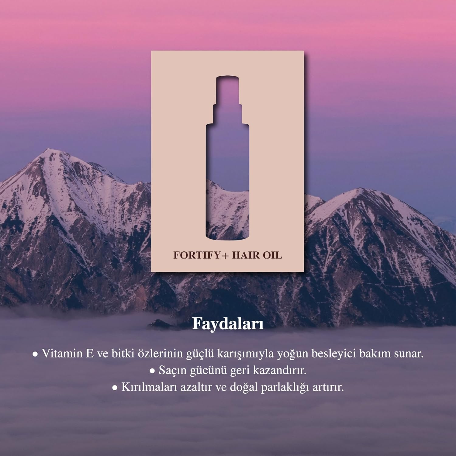 Fortify+ Hair Oil 100 ml Biotin Series Saç Bakım Yağı