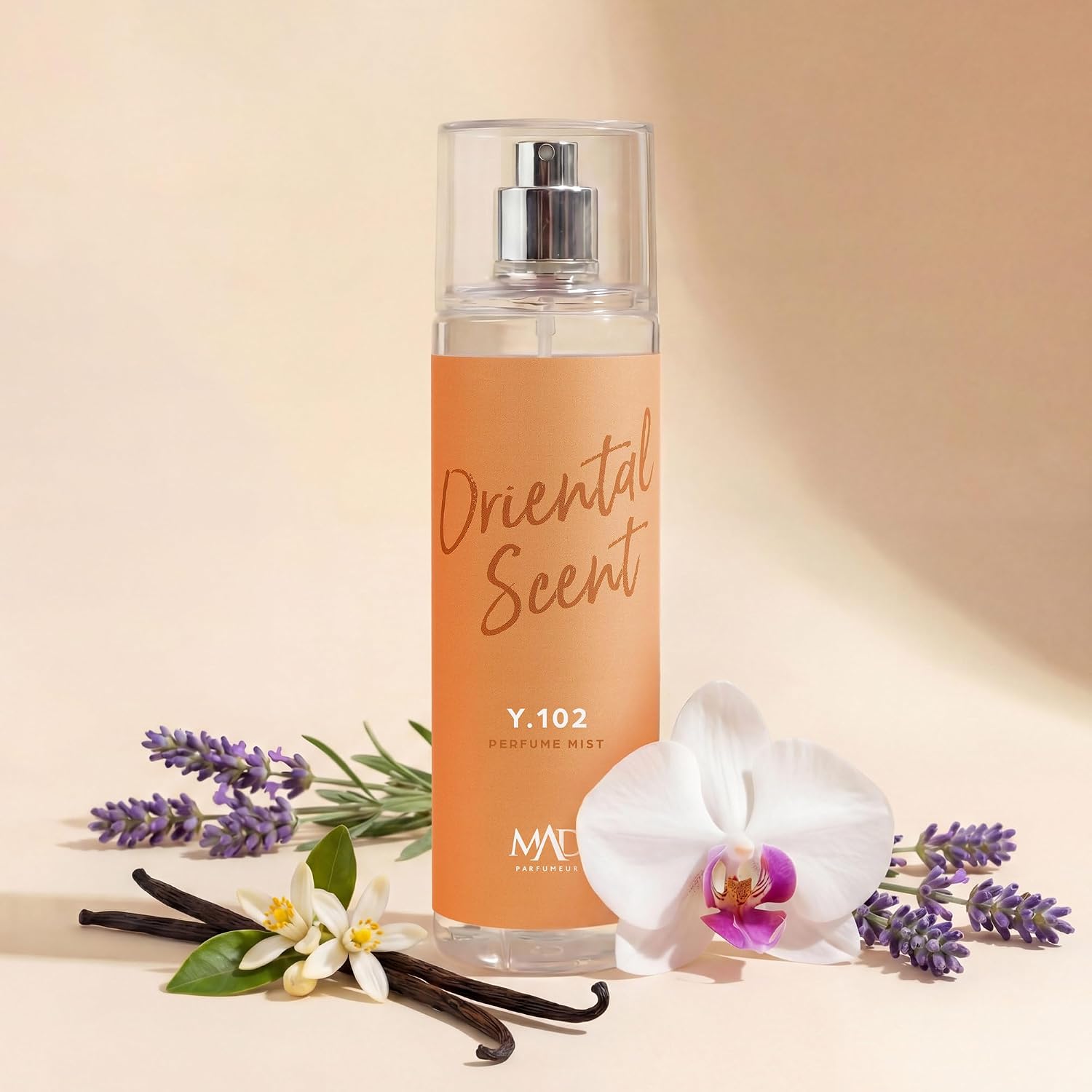 Mad Y102 200 ml Kadın Parfüm Body Mist – Lavanta, Yasemin, Vanilya