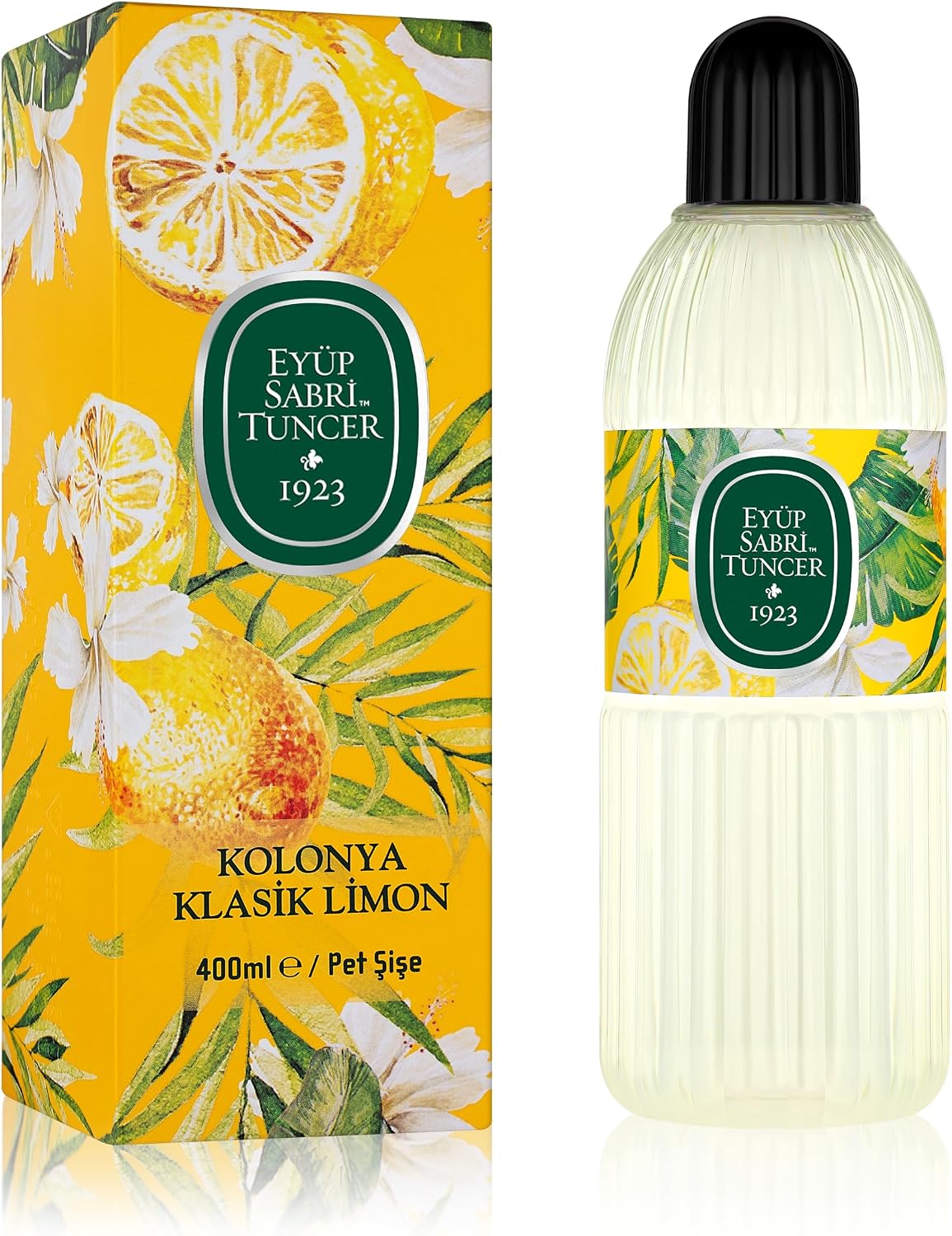 Eyüp Sabri Tuncer Limon Kolonyası 400 Ml Silindir Pet Şişe 1 Paket