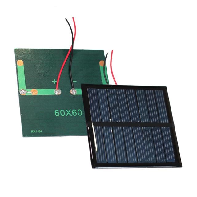 GP-18279 Öğrenciler İçin 4.2 Volt - 0.6 Watt 60x60mm Solar Güneş Paneli
