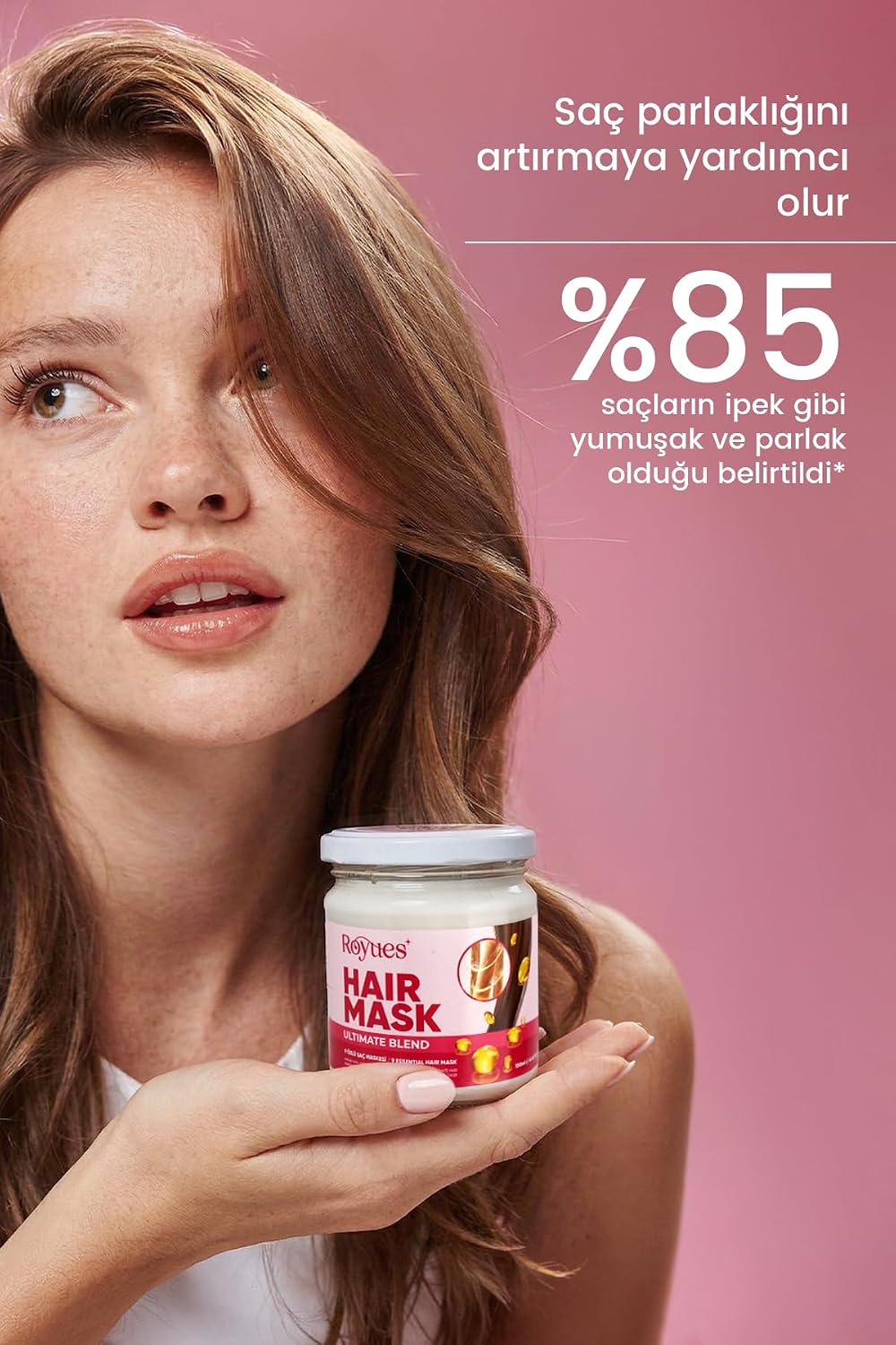 Kuru ve Yıpranmış Saç Bakım Maskesi 190ml - Derin Nemlendirici, Argan ve Avokado Özlü