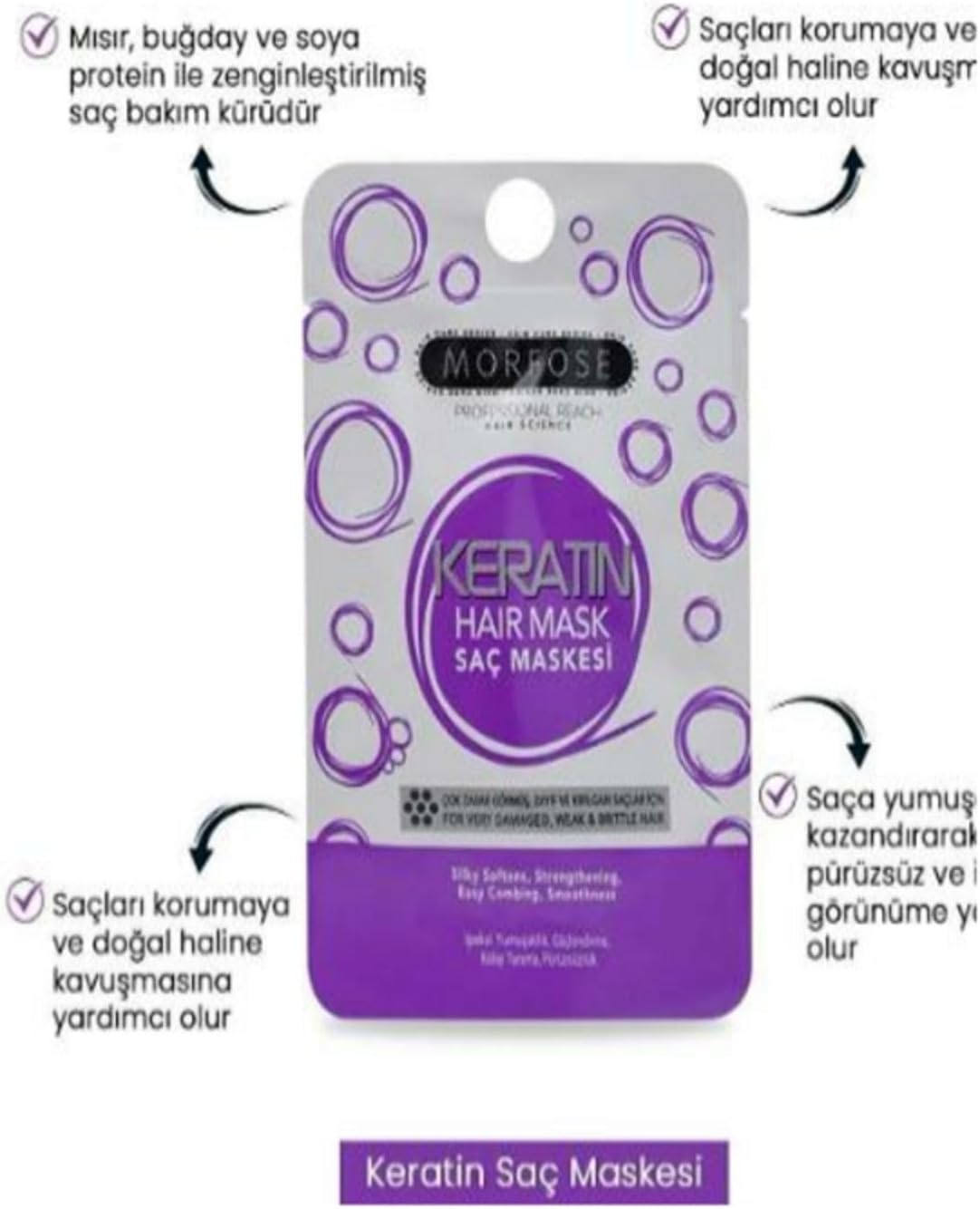 Keratin Saç Maskesi 25 Ml
