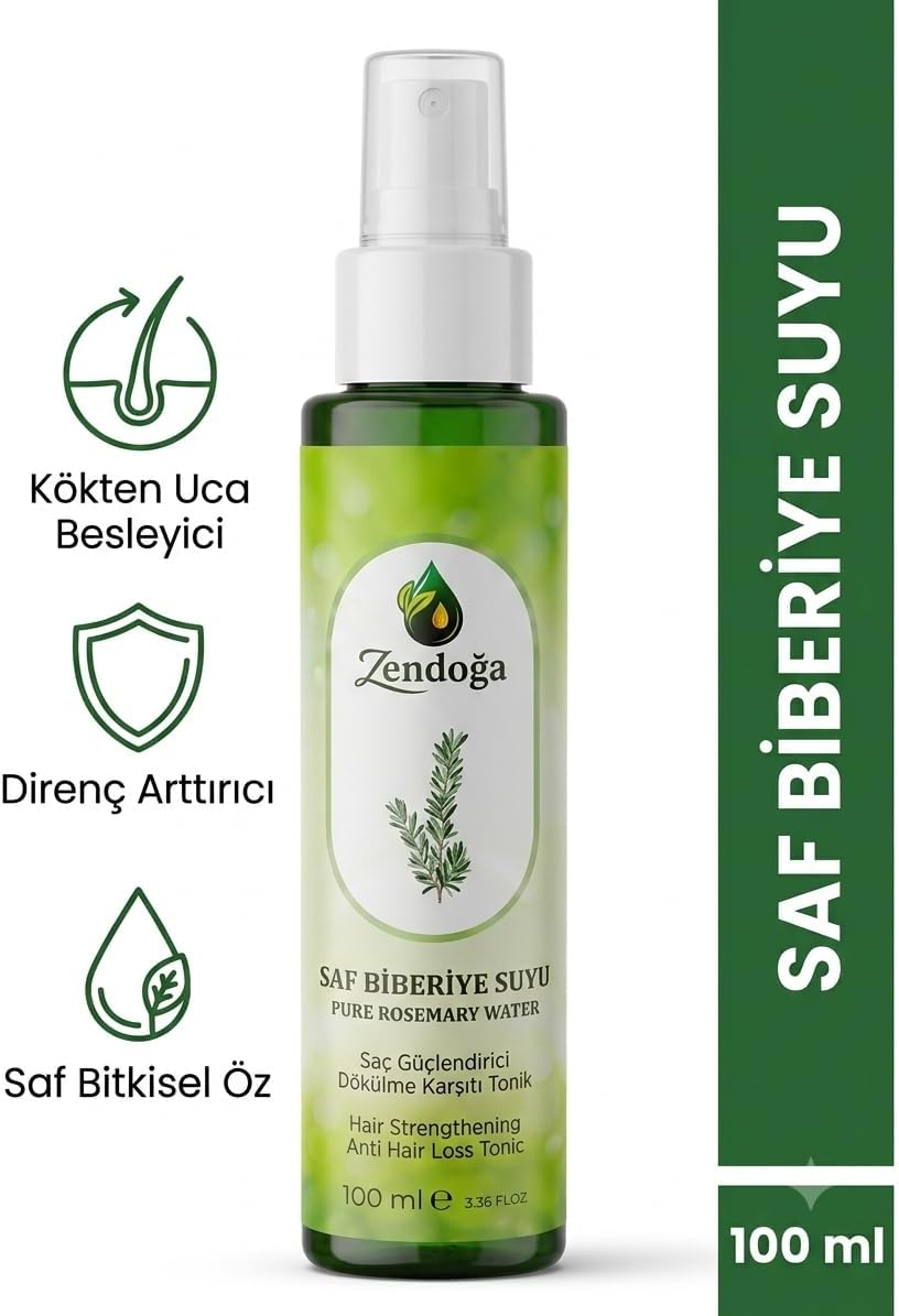 Saf Biberiye Suyu Saç Güçlendirici ve Dökülme Karşıtı Tonik 100 ml