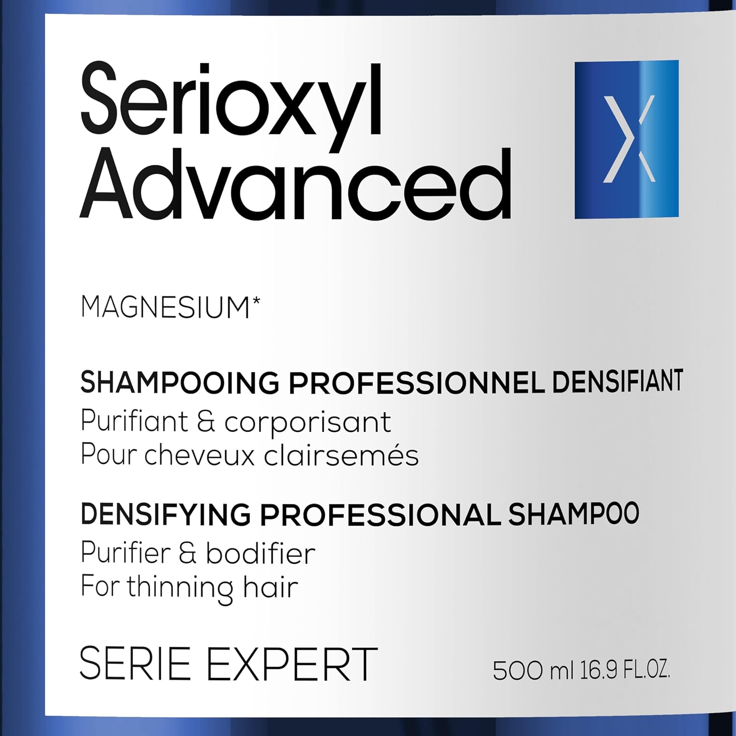 Serie Expert Serioxyl Advanced Incelmiş Saç Telleri Için Yoğunluk Kazandıran Şampuan 500ml