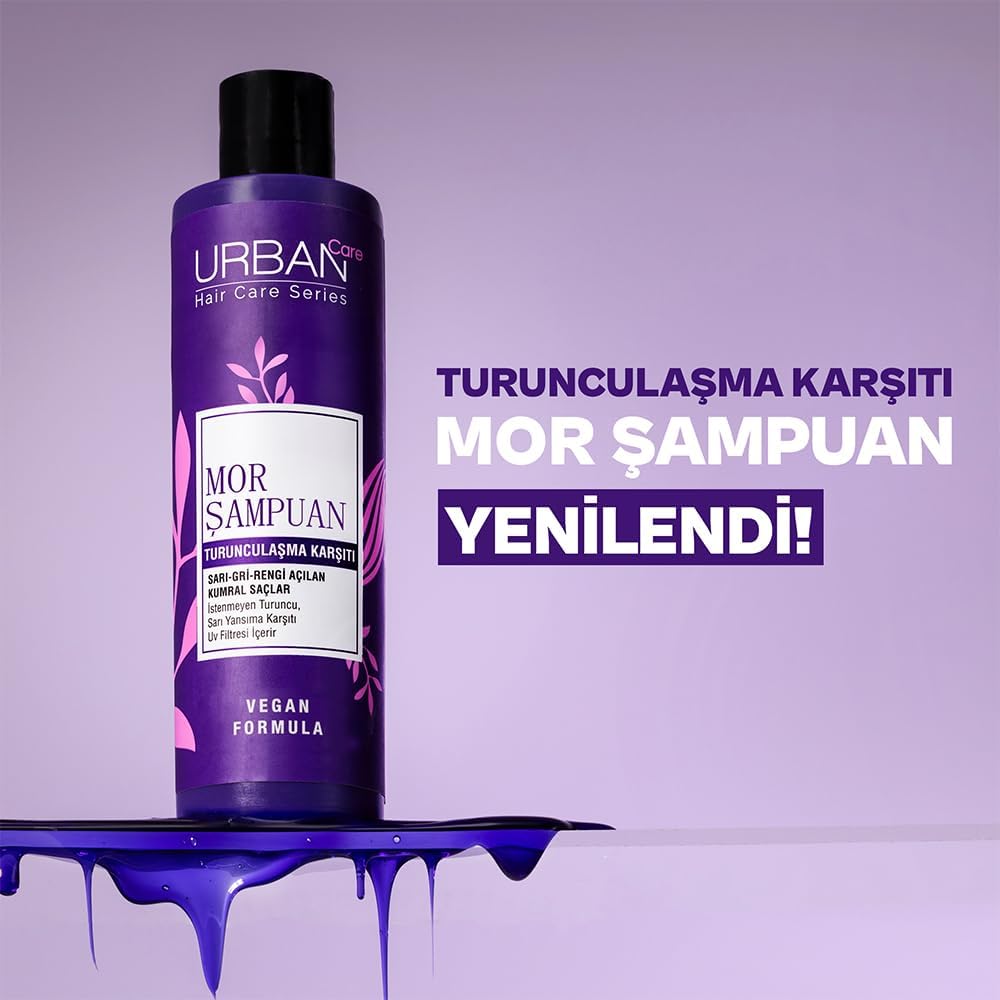Turunculaşma Karşıtı Mor Saç Bakım Şampuanı-250 ml-Sülfatlı