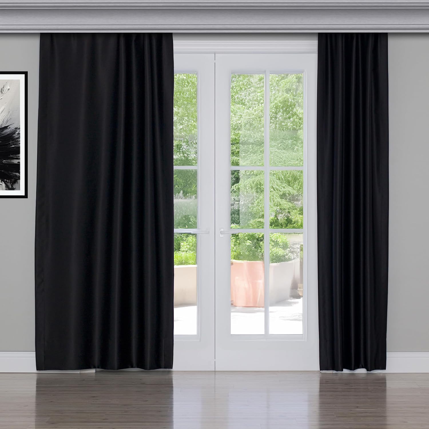 Fabric Design Blackout Siyah Karartma Özellikli Fon Perde 100 x 260