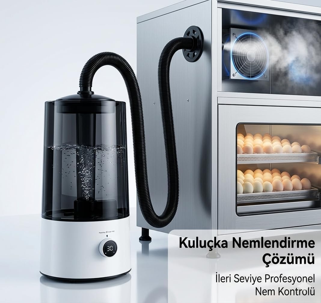 Kuluçka Makinesi Nem Cihazı 4 Litre Ultrasonik Nemlendirici Otomatik Nem Kontrol Sistemi Civciv Çıkım Makinesi İçin
