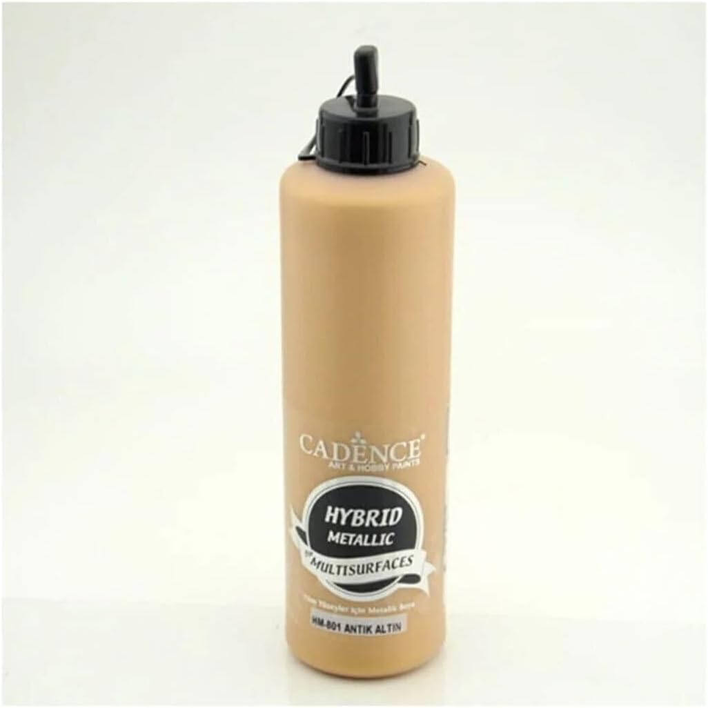 Hybrid Multisurface Metalik Boya 500 ml. HM-801 ANTİK ALTIN