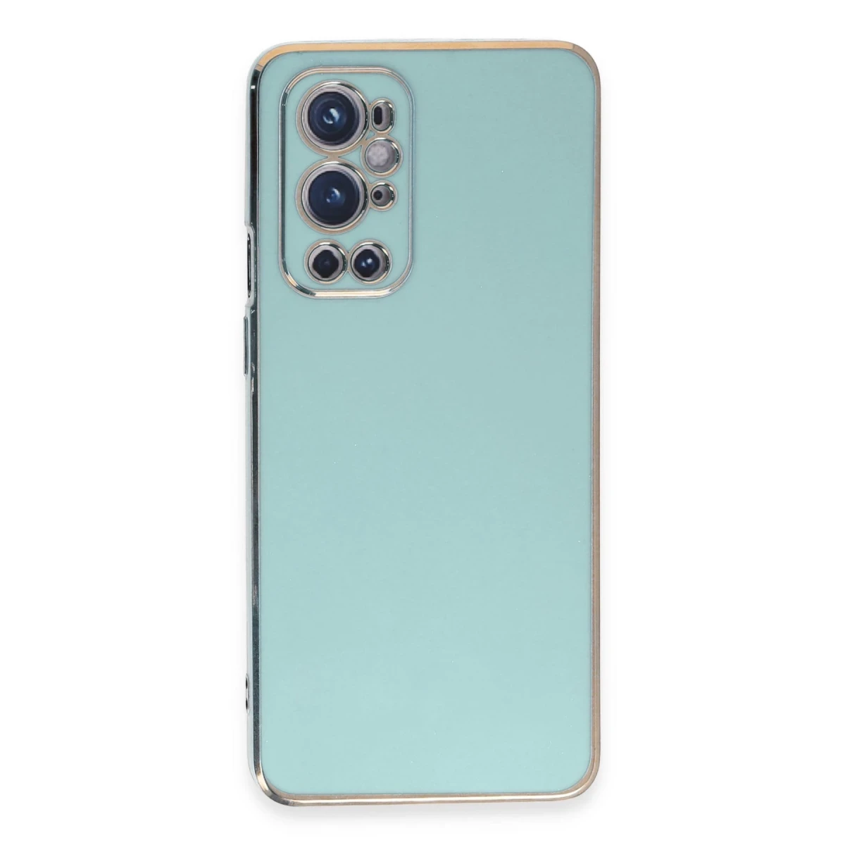 One Plus 9 Pro Kılıf Volet Silikon - Açık Yeşil