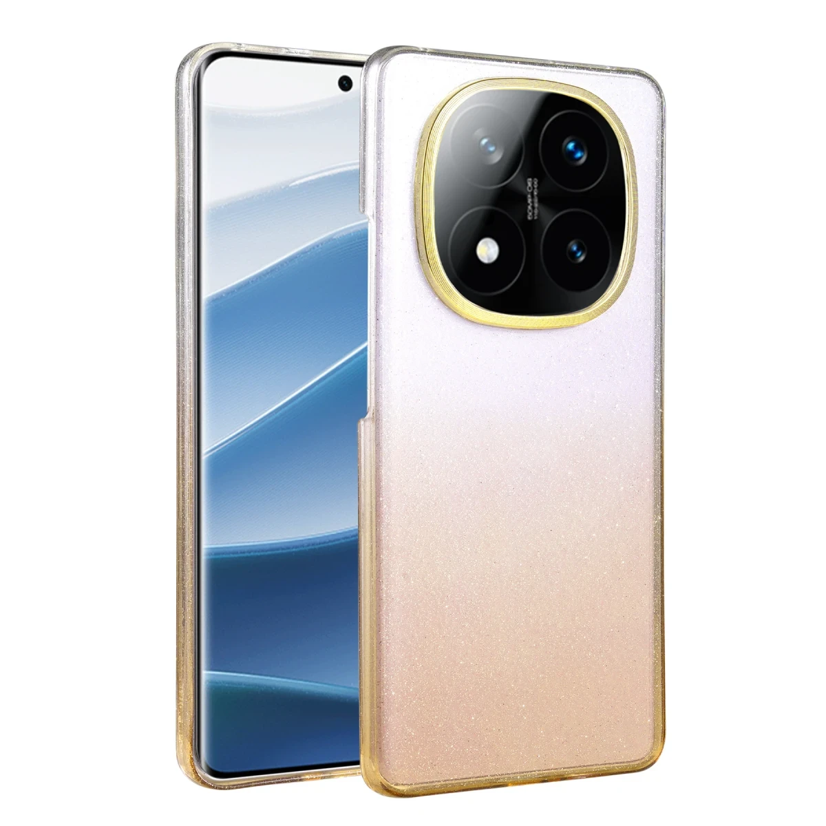 Xiaomi Redmi Note 14 Pro 5G Glossy Kapak - Çöl Titanyum