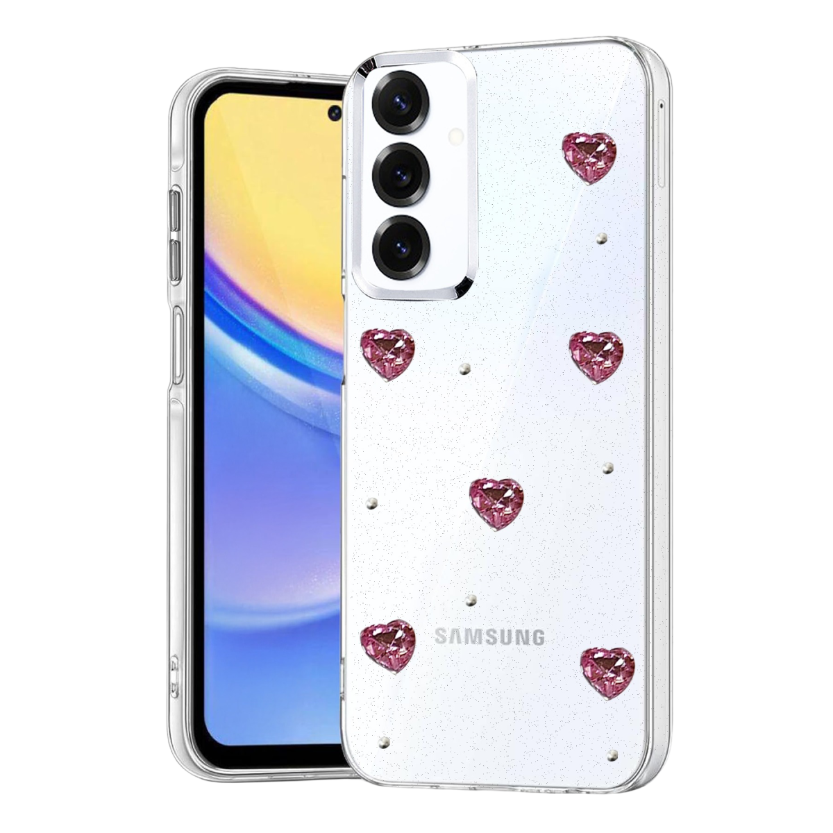 Samsung Galaxy A15 4G Fiyonk Desenli Kapak - Desen 3