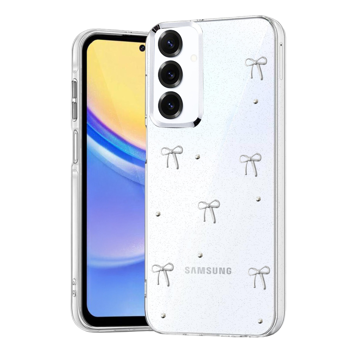 Samsung Galaxy A15 4G Fiyonk Desenli Kapak - Desen 5