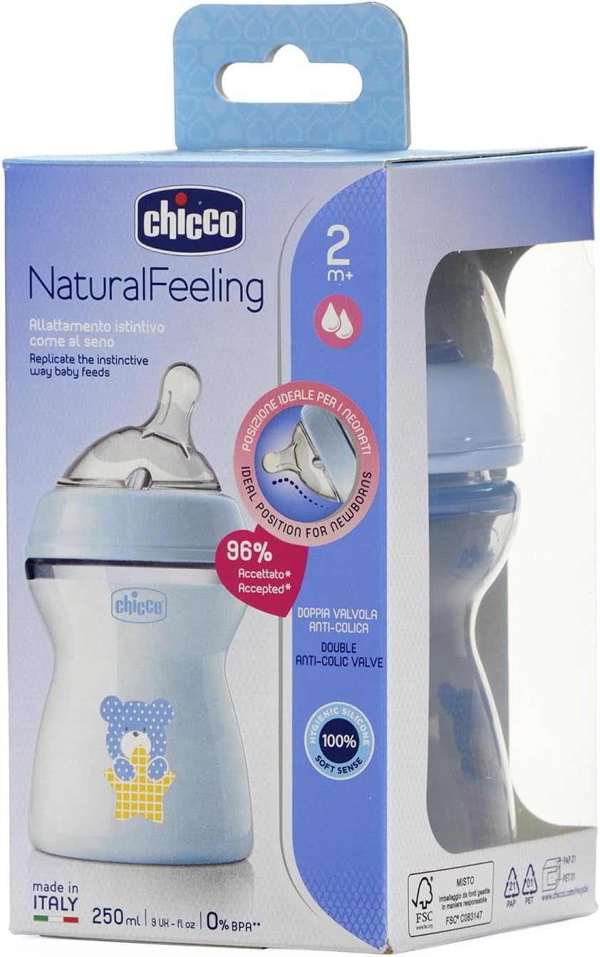 Naturalfeeling PP Biberon 250 ML 2 AY+ ORTA AKIŞ