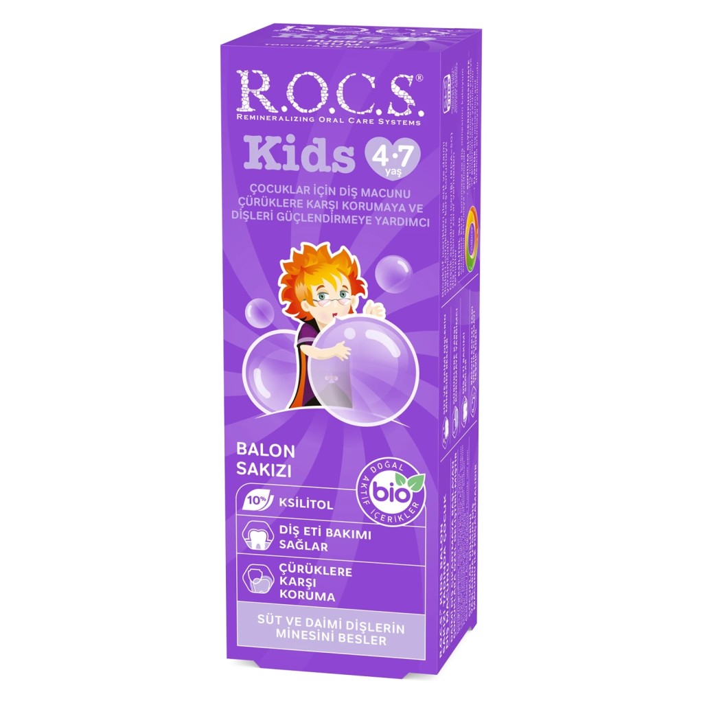 .Kids Diş Macunu 4-7 Yaş 35 ml Sakız