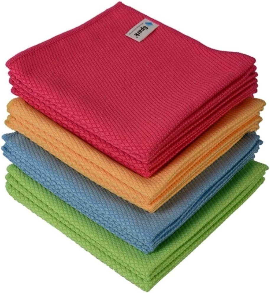 Mikrofiber Cam Bezi 4'Lü 40 X 40 Cm Unisex,251
