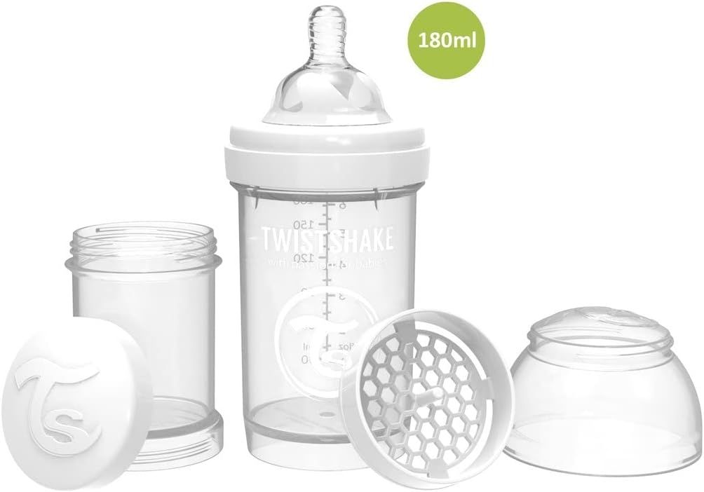 Anti-Kolik Bebek Biberonu Beyaz 2+ Ay 260 ml
