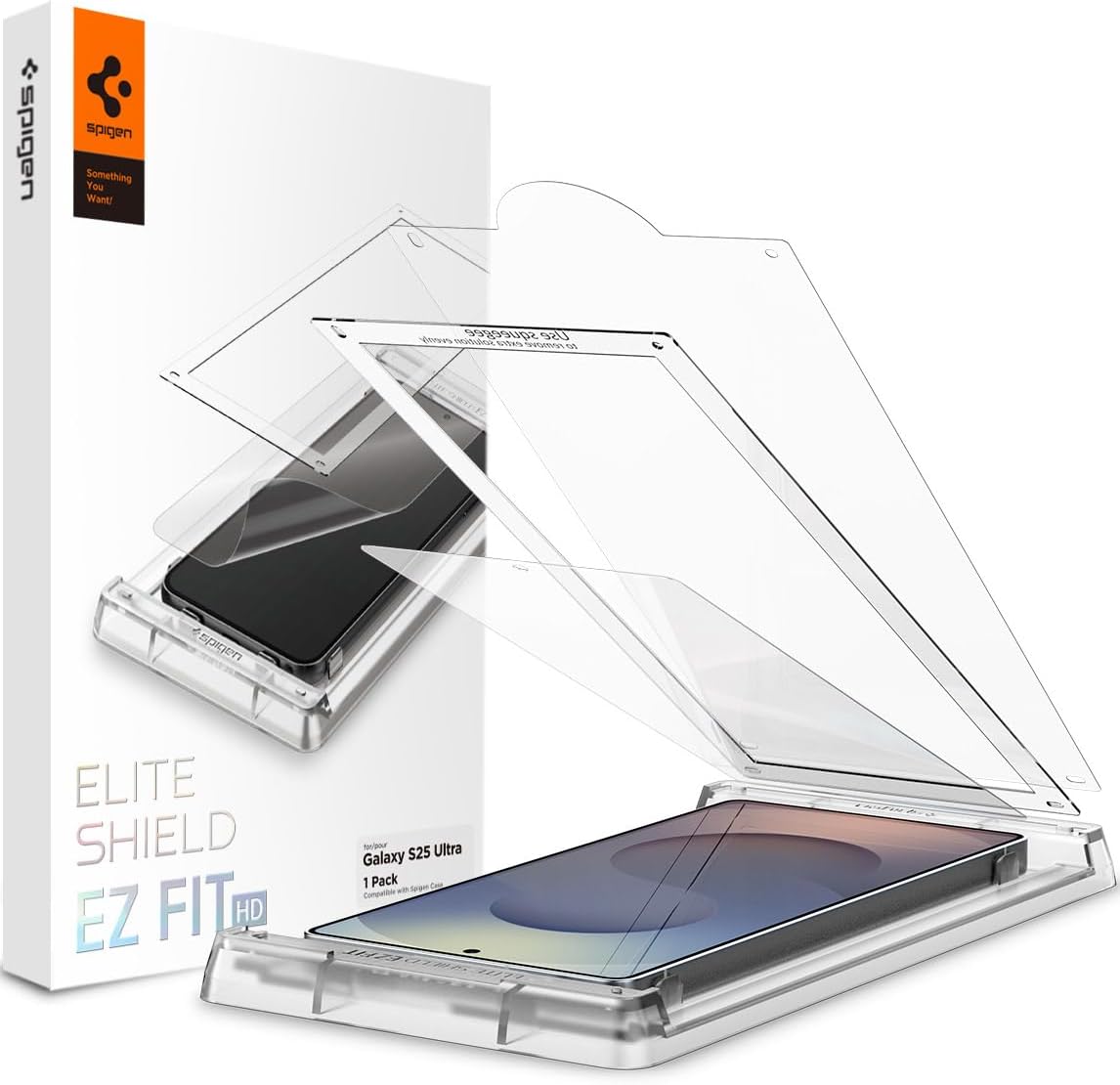 Galaxy S25 Ultra ile Uyumlu Ekran Koruyucu Film Kolay Kurulum EliteShield EZ Fit HD - AFL09083