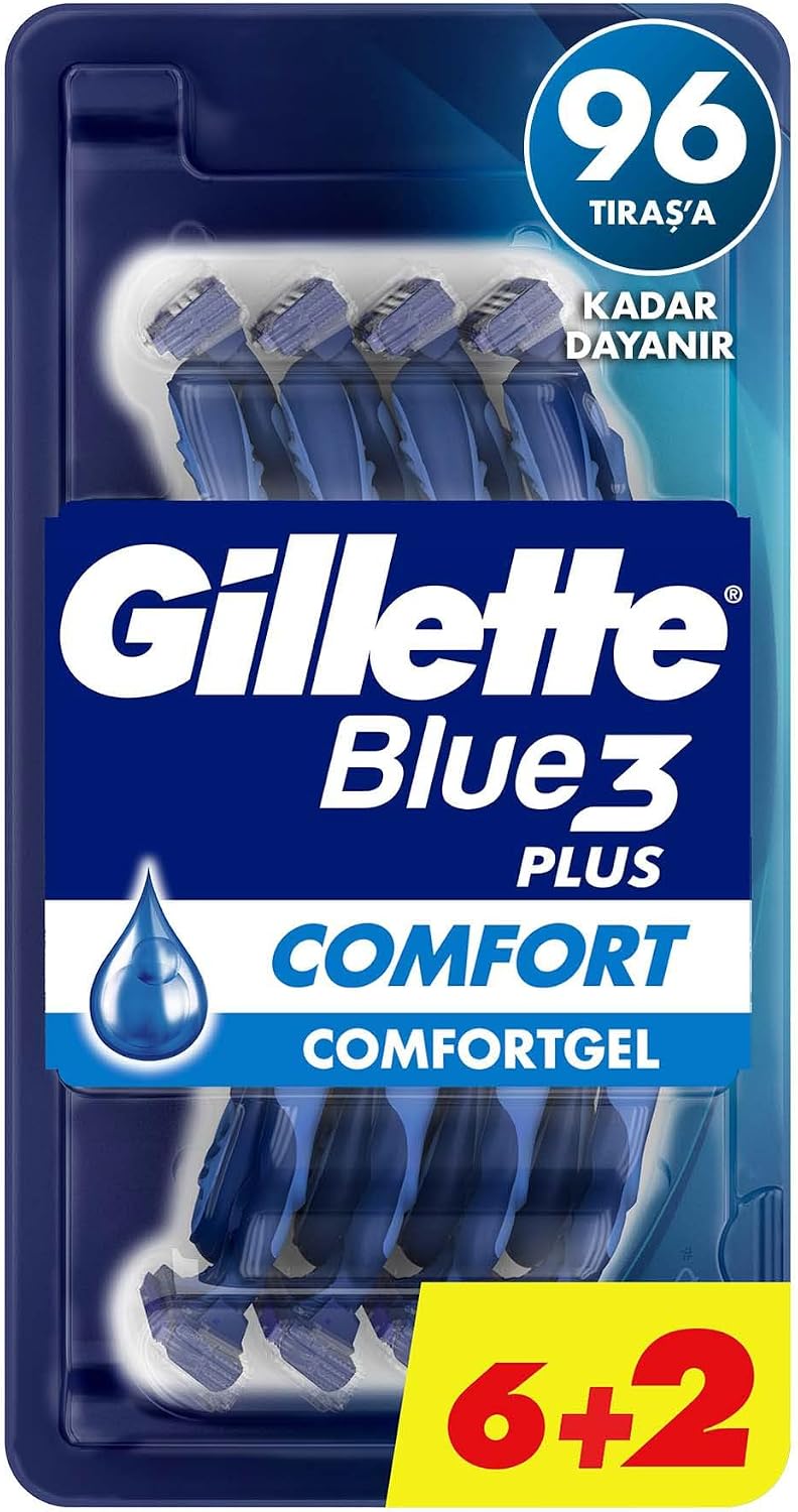 Blue3 Comfort Kullan At Erkek Tıraş Bıçağı 8 Adet