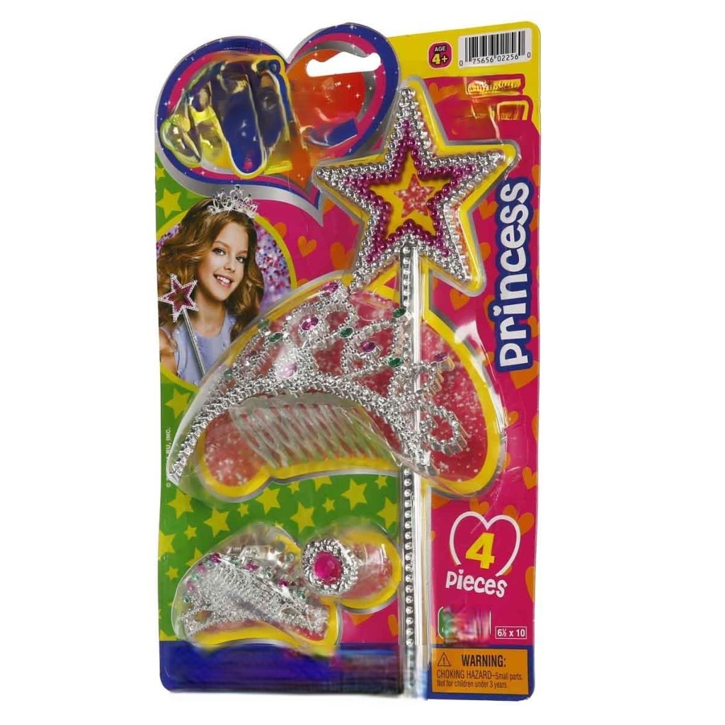S01002256 Kokoş Set Taç/asa Simli 4PRÇ