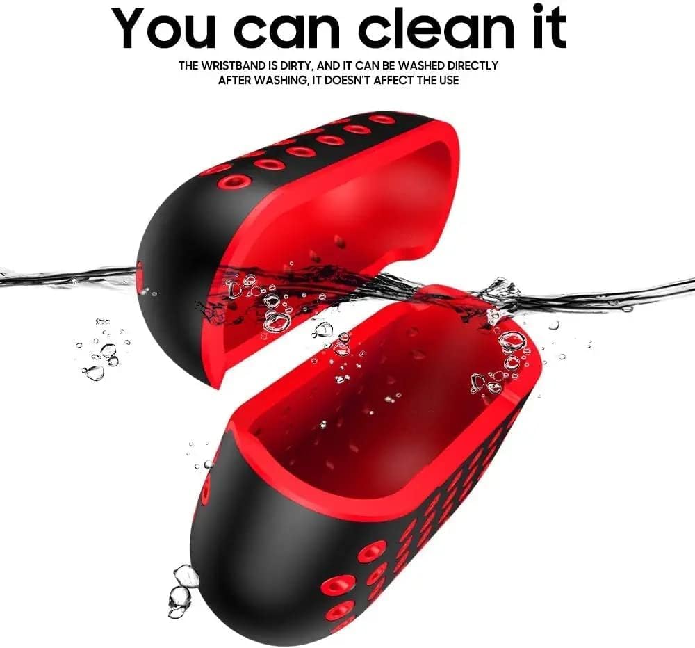 Airpods 3. Nesil ile Uyumlu Delikli Spor Premium Silikon Kılıf + Karabina Klipsli, Tam Koruma ve Stil Sunan Ergonomik Tasarım (Zeytin Yeşili-Siyah)