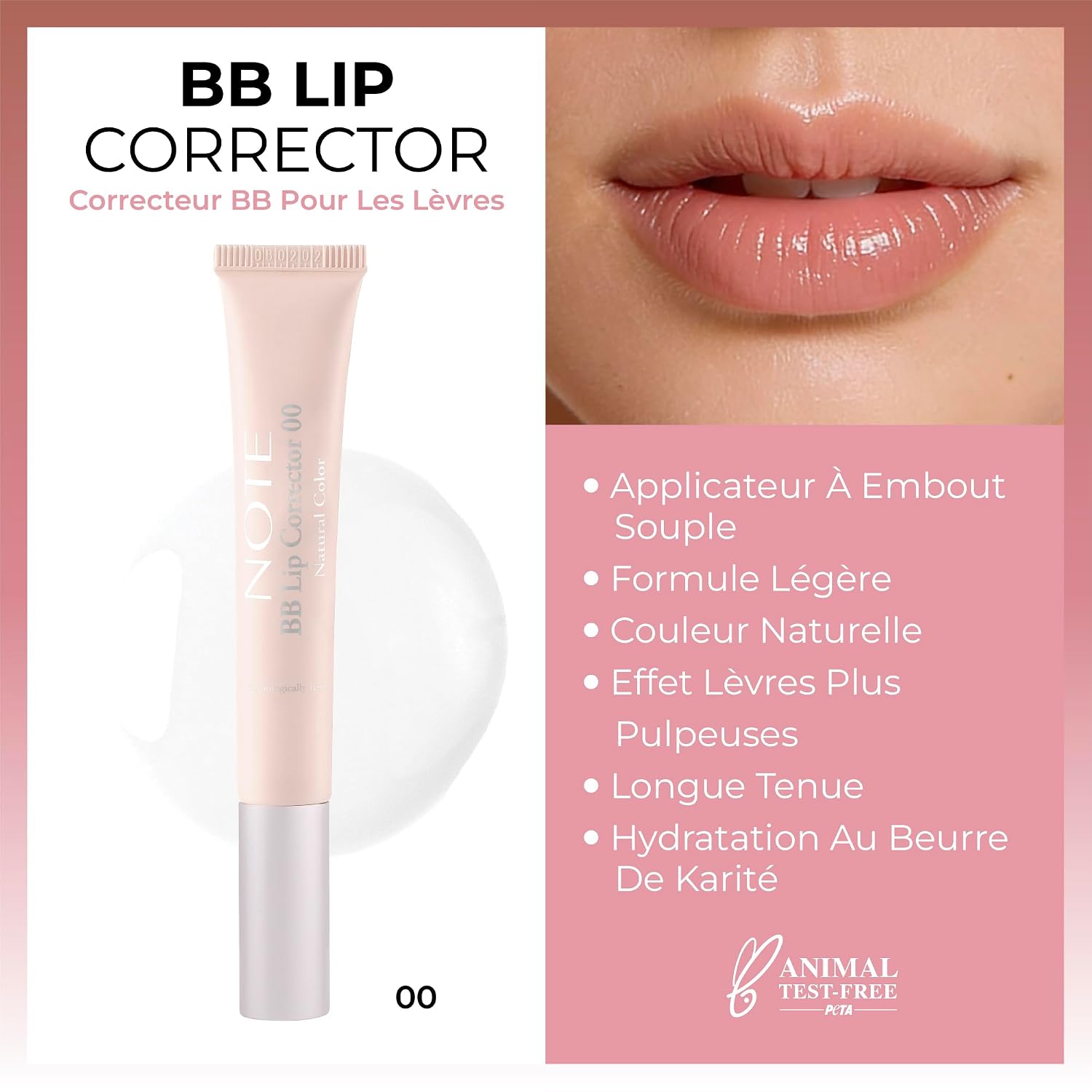 Cosmetics BB Lip Corrector 00 Renk Eşitleyici Dudak Parlatıcısı, Şeffaf