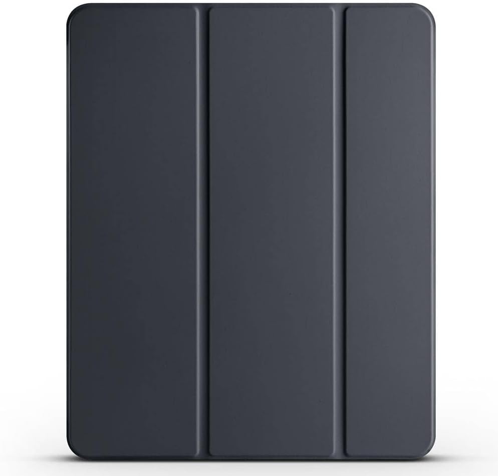 Apple iPad Air 11 2025 M3 Zore Smart Cover Kalem Bölmeli Standlı 1-1 Kılıf – Darbelere Karşı Maksimum Koruma, Sağlam Deri, Kolay Kullanım (Siyah)