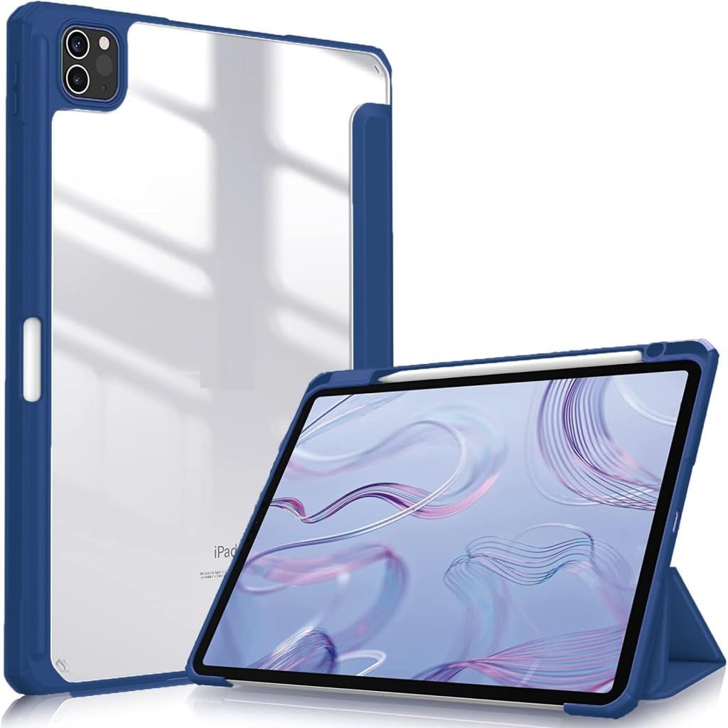 iPad Pro 11inç M4/M5 ile uyumlu Kılıf Grafiti Şeffaf Kalem Bölmeli 2024/2025