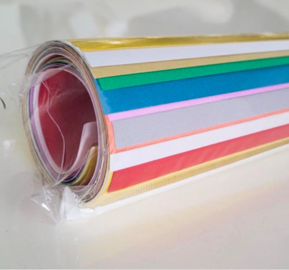 Rulo Fon Kartonu 48x68 cm – 10 Renkli, 120 gr/m², 10'lu Set