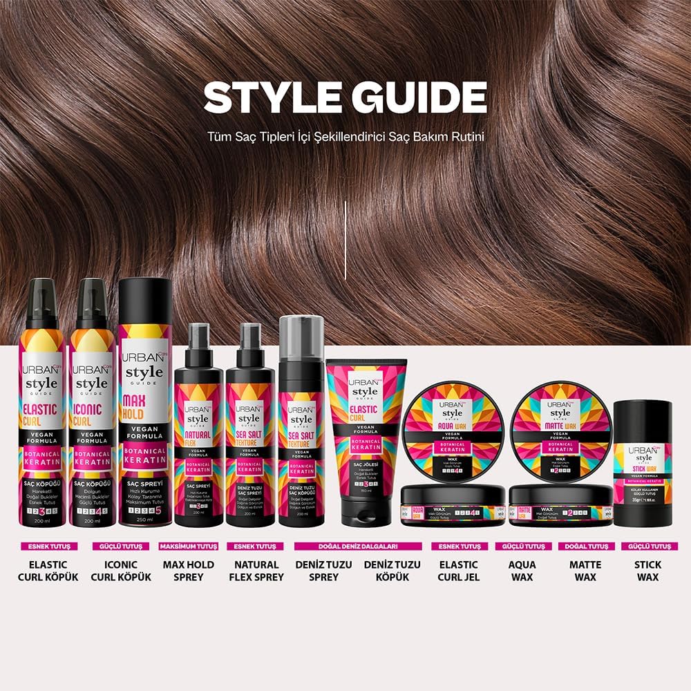 Style Guide Doğal ve Mat Görünüm Sağlayan Esnek Tutuşlu Wax 100 ml- Vegan
