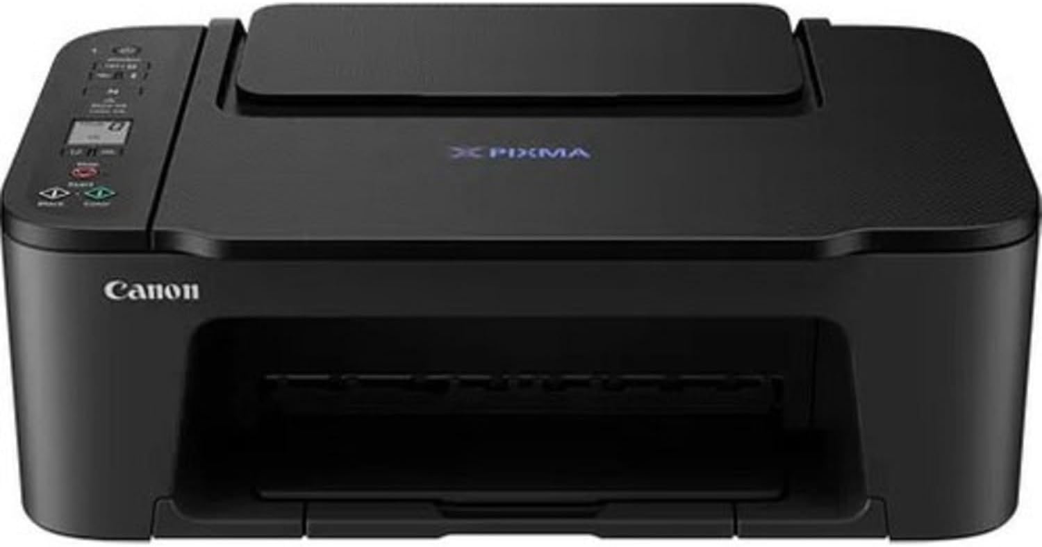 Pixma E3440 Renkli Inkjet Yazıcı, Fotokopi ve Tarama Makinesi, Wifi, Siyah, 435 x 327 x 145 mm