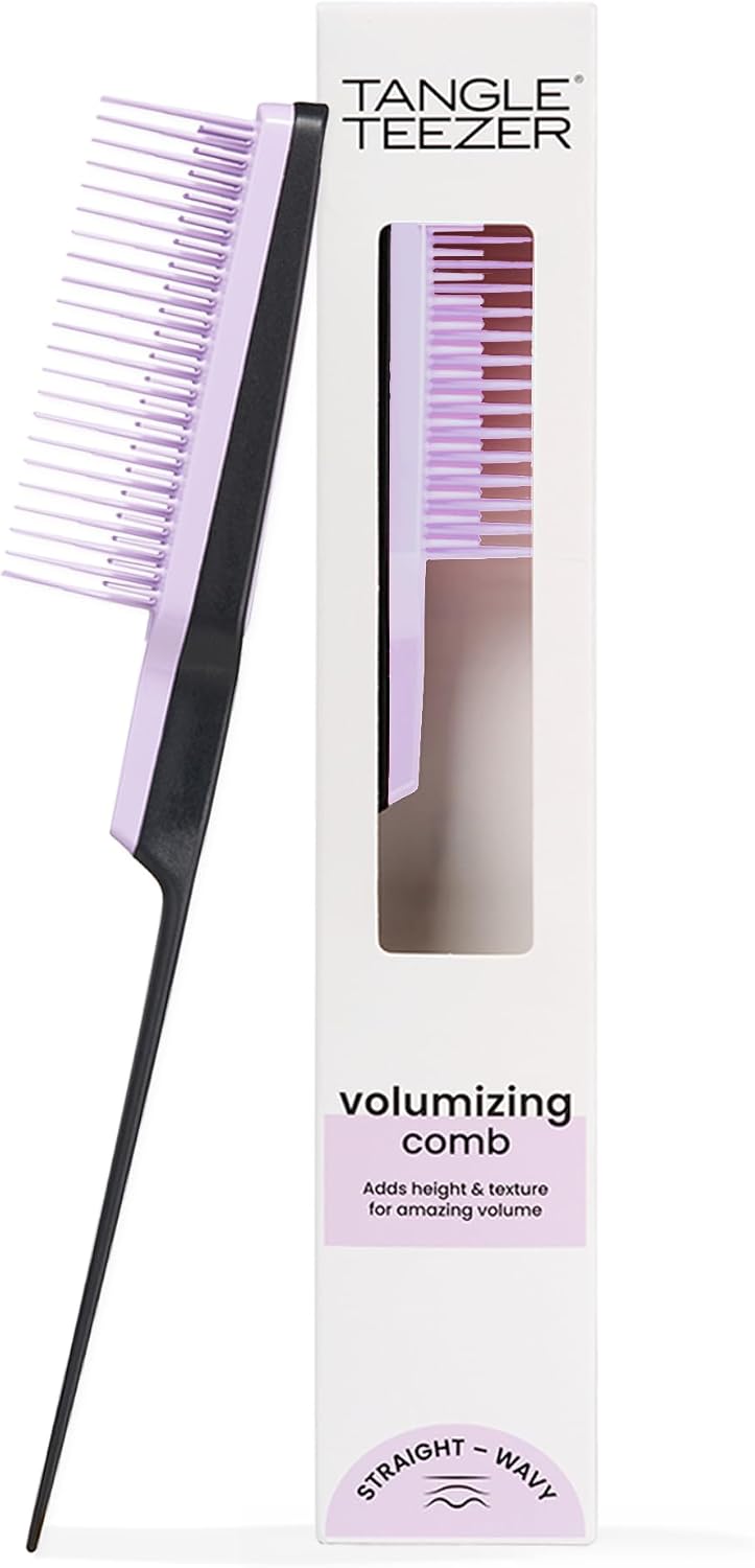 The Ultimate Volumizer Hacim veren Lila Saç & Topuz Fırçası-Tarak