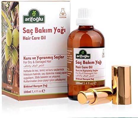 Saç Bakım Yağı 100ml Kuru ve Yıpranmış saçlar