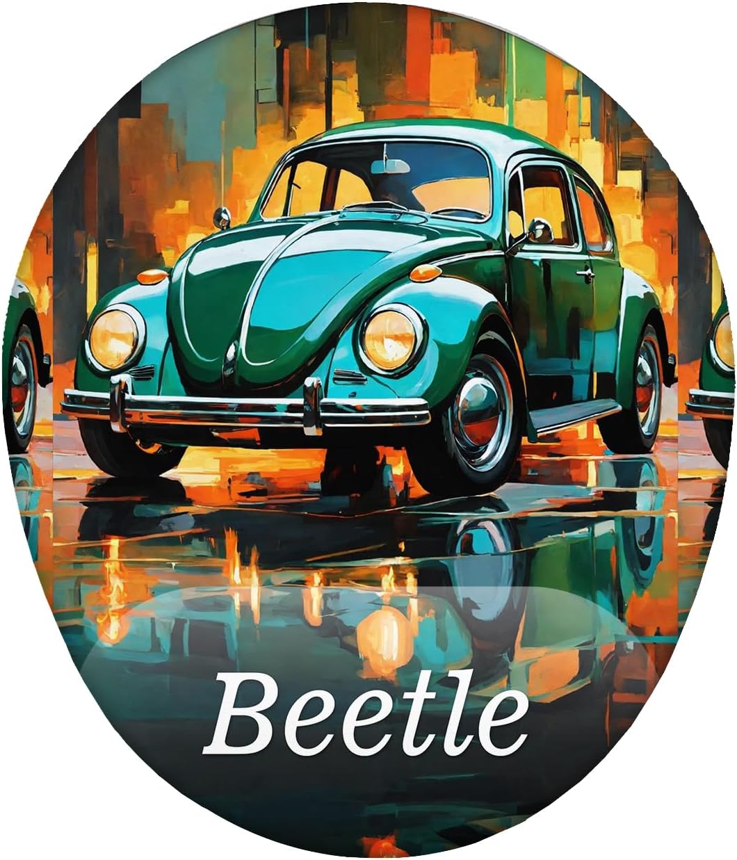 Retro Vosvos Beetle Mouse Pad