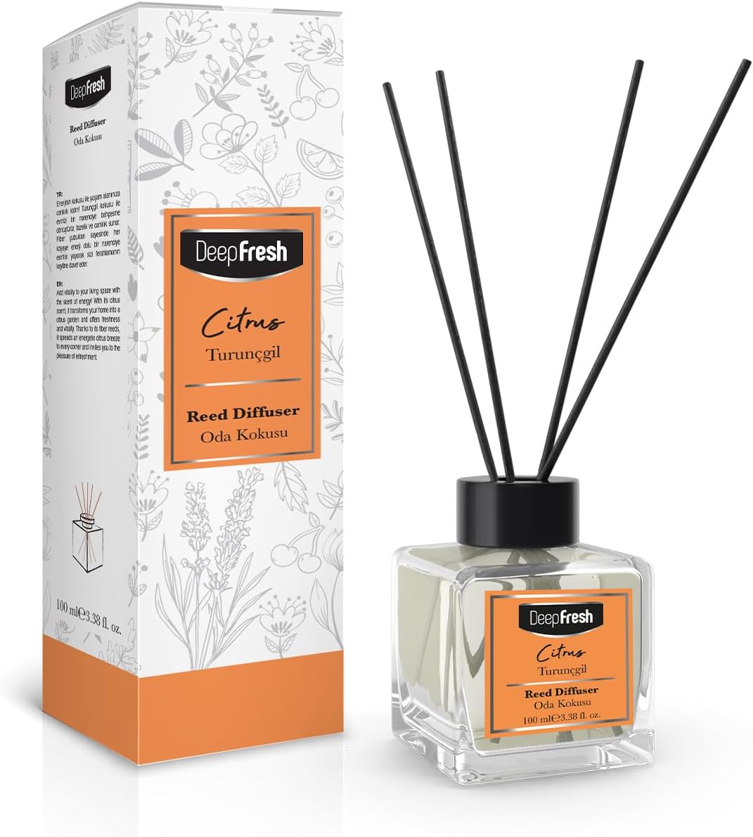 Çubuklu Oda Kokusu 100 ml (Turunçgil)