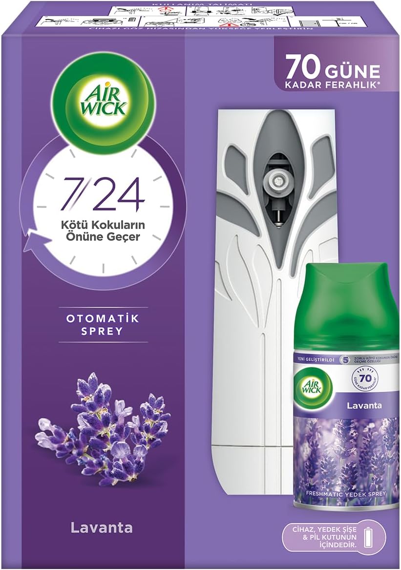 Freshmatic Otomatik Sprey & Lavanta Yedek Sprey Oda Kokusu Kiti