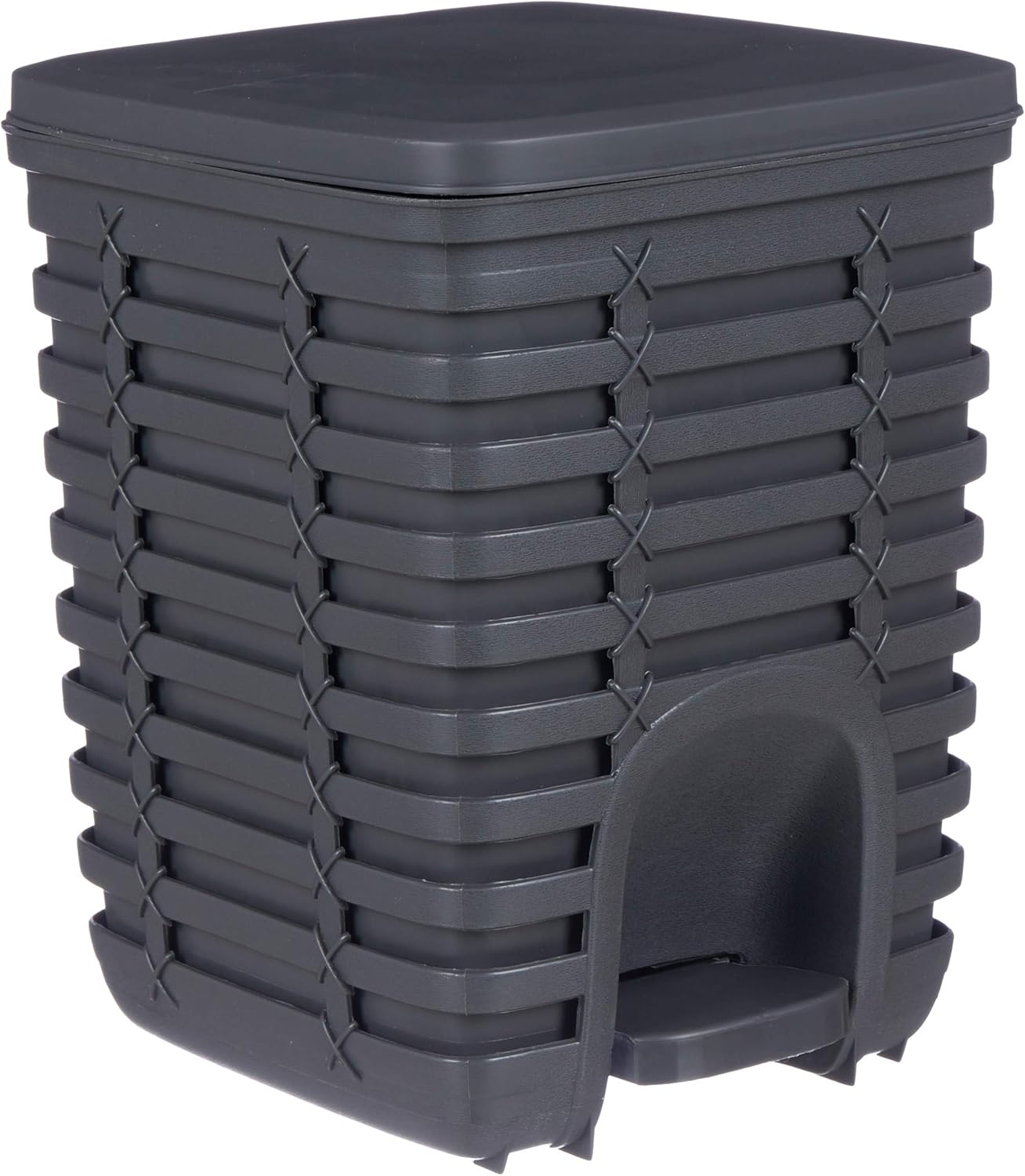 Palm Pedallı Çöp Kovası, Antrasit/Gri, 9 Lt